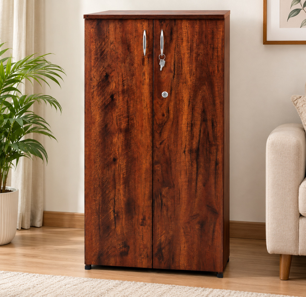 Evershine Furniture Bookshelf / Kitchen Shelf / Small Wardrobe 24 x 48 x 14 Inches