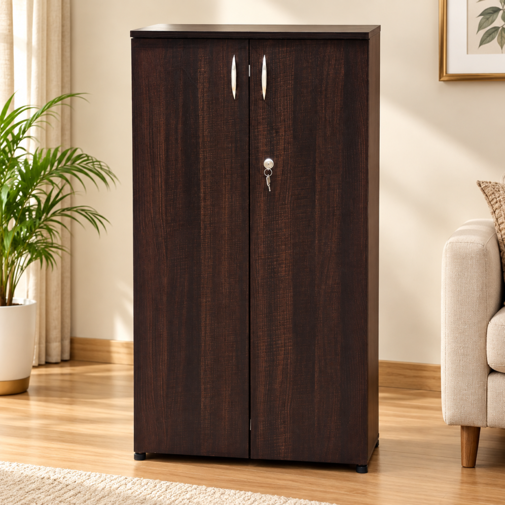 Evershine Furniture Bookshelf / Kitchen Shelf / Small Wardrobe 24 x 48 x 14 Inches