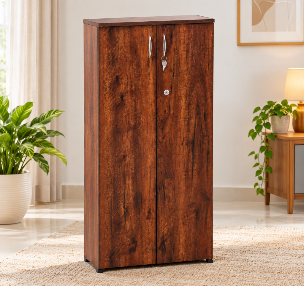 Evershine Furniture Bookshelf / Kitchen Shelf / Small Wardrobe 24 x 48 x 14 Inches