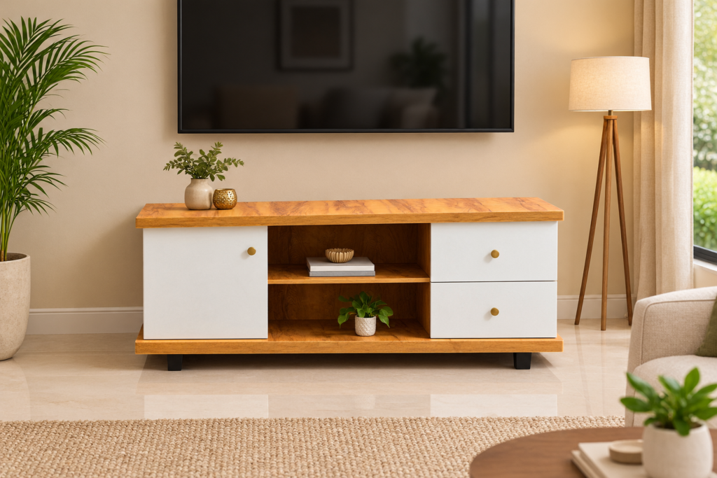 Evershine Furniture TV Unit 48 x 24 x 16 Inches