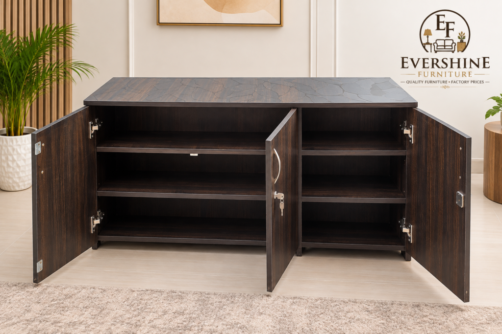 3 Door Shoe Rack 2 x 4 Feet
