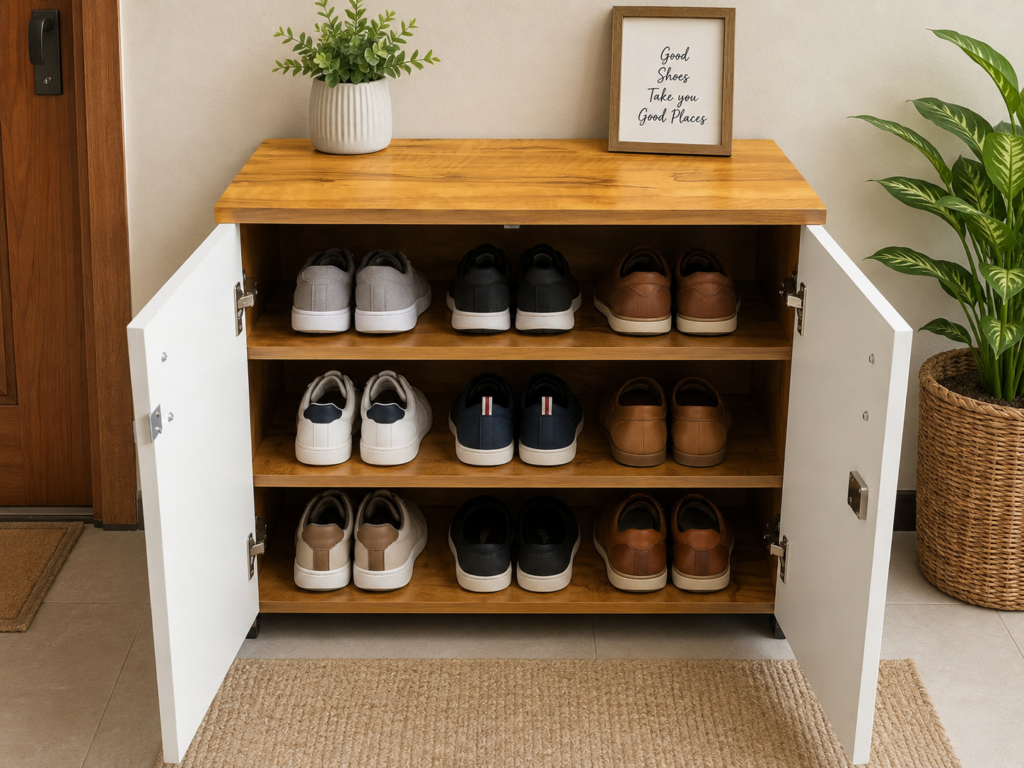 Compact Shoe Stand for Home