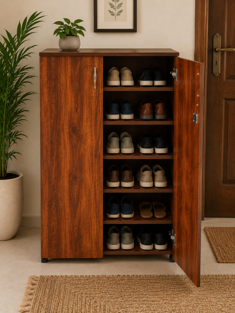 2 Door Shoe Cabinet for Home