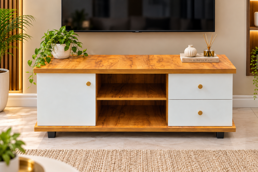 Evershine Furniture TV Unit 48 x 24 x 16 Inches